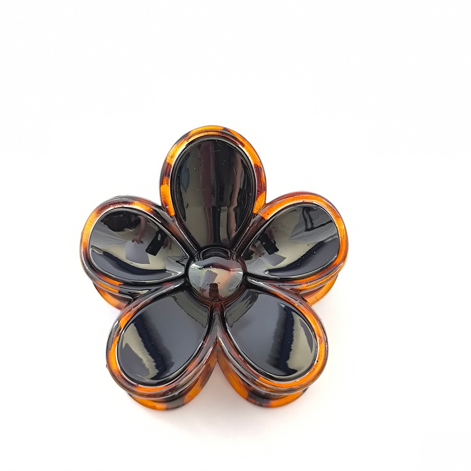 Piraña Floral Estilo Carey para Cabello | Pinza Elegante Grande para Mujer - Image 5