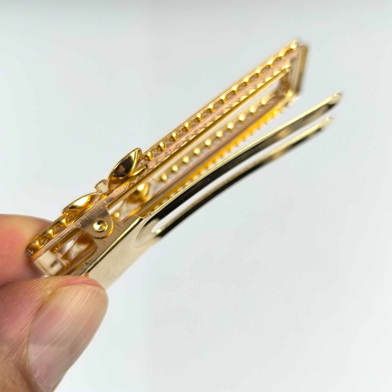 Set Traba Cabello con Piraña Cerezas 12 Unidades | Diseño Elegante Dorado - Image 7