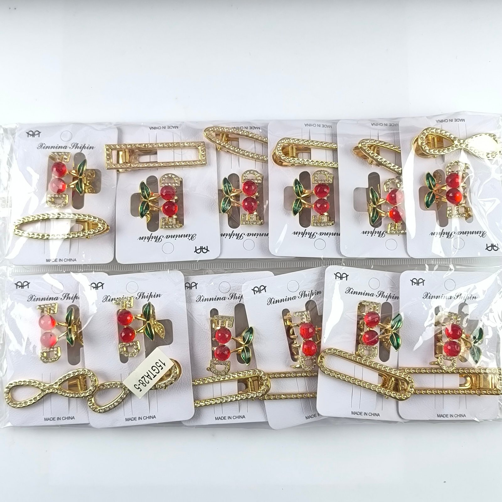 Set Traba metálica con Piraña Cereza 12 Unidades | Diseño Brillante Elegante - Image 6