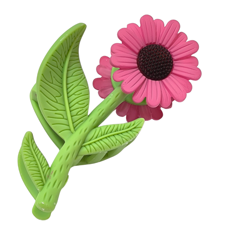 Piraña floral girasol con tallo y hojas | 5 colores - Image 3