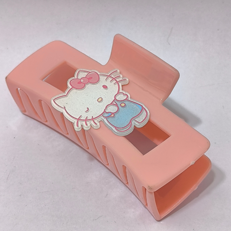 Piraña Rectangular Kawaii Niña | Plástico con Resorte - Image 2