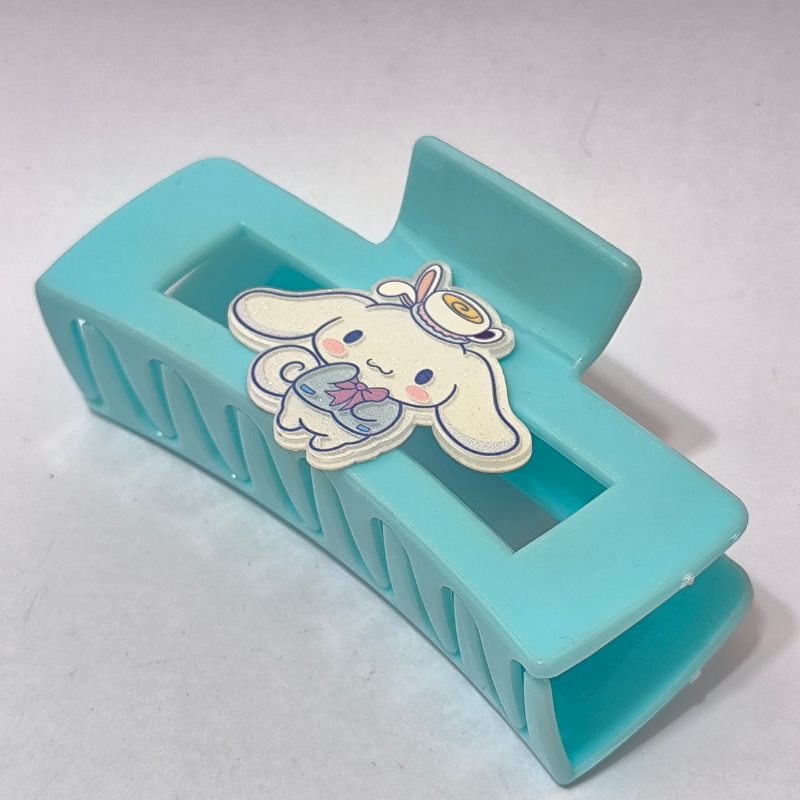 Piraña Rectangular Kawaii Niña | Plástico con Resorte - Image 5