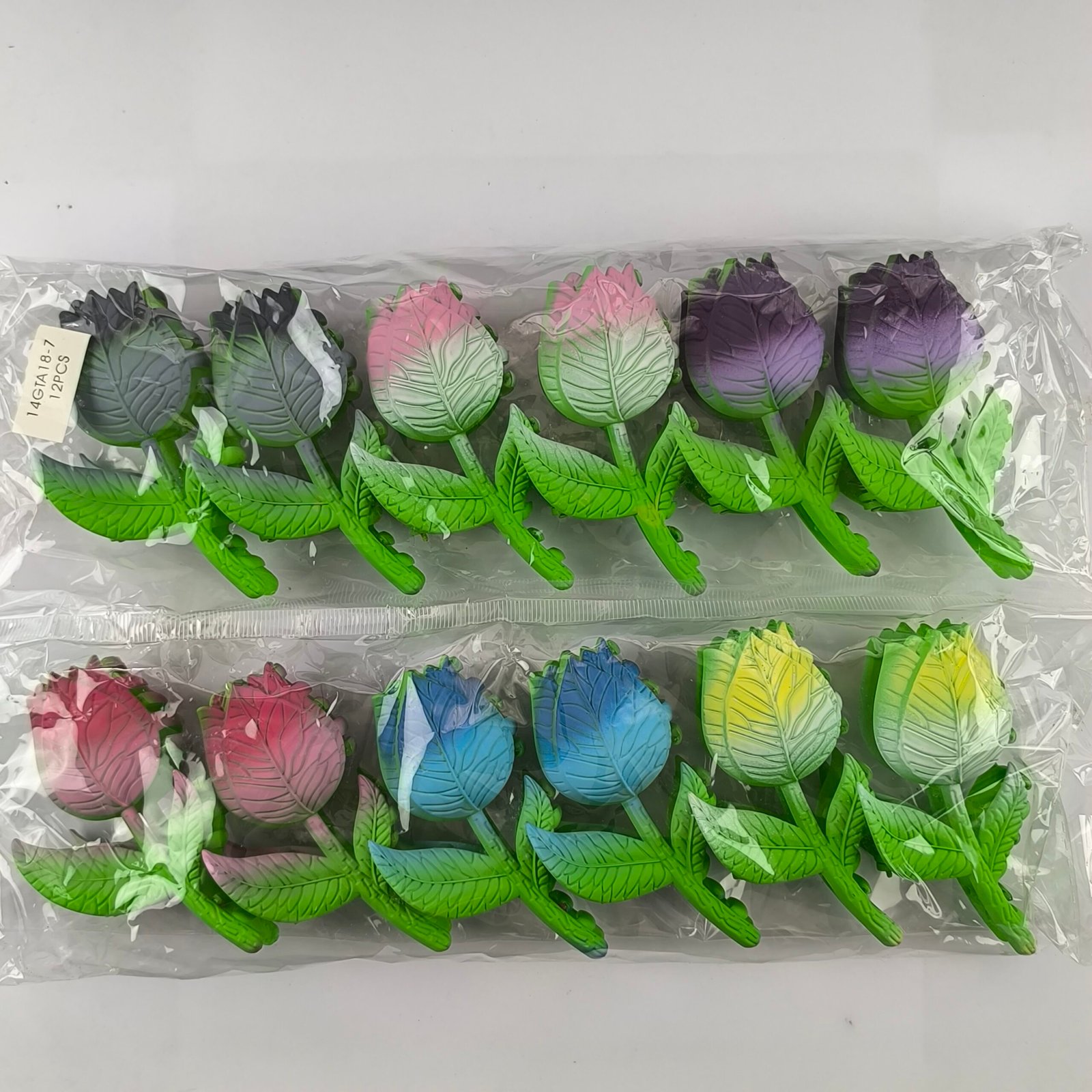 Pirañas Tulipán para Cabello en Colores Vibrantes | Pack 12 Unidades Resistentes y Juveniles - Image 11