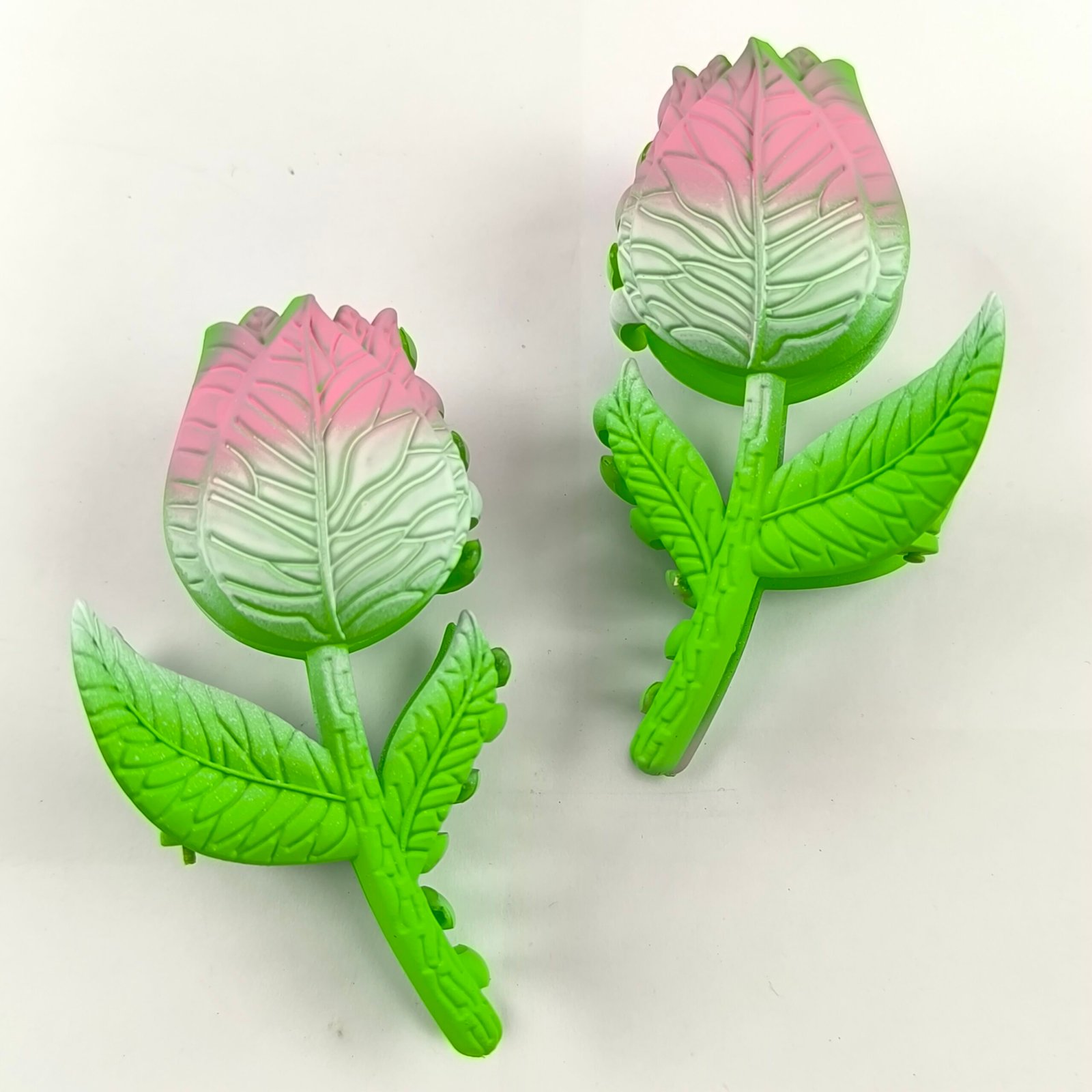 Pirañas Tulipán para Cabello en Colores Vibrantes | Pack 12 Unidades Resistentes y Juveniles - Image 3