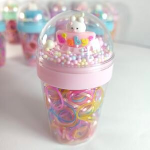 Kawaii Ligas Elásticas con Figura Decorativa Pastel Surtido x12