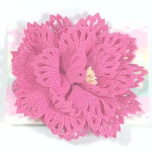 Gogo/liga Flor Grande Encaje Calado Brilloso Surtido x12